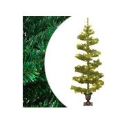 Arbre de Noël hélicoïdal pré éclairé avec pot vert 120 cm PVC