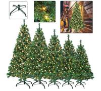 Arbre de Noël - HENGMEI - 180cm - Éclairé - PVC - Vert