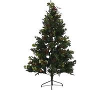 Arbre de Noël Home ESPRIT rouge vert PVC métal 115 x 115 x 180 cm