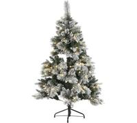 Arbre de Noël Home ESPRIT vert PVC Métal enneigé 96 x 96 x 150 cm