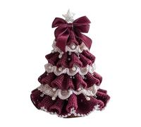 Arbre de Noël | Kit pour Tresser le Sapin de Noël Boho Macrame avec Instructions, Arts et Artisanat pour Salon, Couloir, Chambre à Coucher, Chambre, Balcon (E, 9cm)