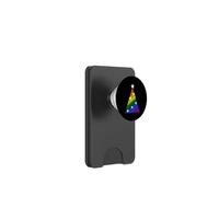 Arbre de Noël LGBT Arc-en-Ciel griffonné PopSockets PopWallet pour MagSafe