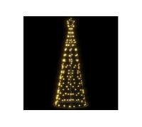 Arbre de Noël lumineux - 200 LED - Blanc chaud - 182 cm - Intérieur/extérieur