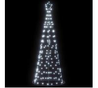 Arbre de Noël lumineux - 200 LED - Blanc froid - 182 cm - 8 effets d'éclairage