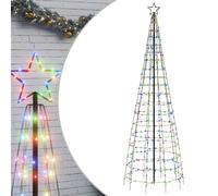 Arbre de Noël lumineux avec pointes 570 LED coloré 300 cm