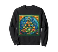 Arbre de Noël Mandala Noël Xmas Sweatshirt