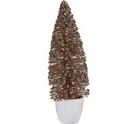 Arbre de Noël moyen 10 x 33 x 10 cm Menthe plastique champagne