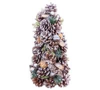 Arbre de Noël multicolore plastique Foam Ananas 18 x 18 x 30 cm