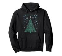 Arbre de Noël Mystique Fantaisie Art Episodique Dessin Sweat à Capuche