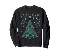 Arbre de Noël Mystique Fantaisie Art Episodique Dessin Sweatshirt