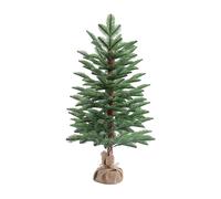 Arbre de Noel Petit Sapin de Noël Artificiel de Table, Mini Sapin de Noël Vert réaliste for décoration de fête à Domicile ou au Bureau. Lumineux