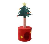 Arbre de Noël pour chat | Centre d'activités pour chat d'intérieur | Lit doux pour chaton - Décoration de jeu pour la maison, un anniversaire, un extérieur