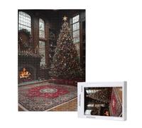 Arbre de Noël Puzzle 500 Pièces Adultes Puzzle Paysage Classique,Activite Manuelle Adulte,Puzzles de Jeu Stimulants,Puzzles Impossible,Enjoy Activités de défi Familial pour Ies Soirées de Jeu,p1762t