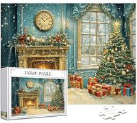 Arbre de Noël Puzzle 6000 Pièces Adultes, DIY Puzzle Scène Couleur Puzzles, Jigsaw Jeu éducatif effrayant, Ddifficile pour Adultes avec Emballage Cadeau for Decoration Chambre Murale, Cadeau, Model285