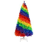 Arbre de Noël, Sapin de Noël articulé 2,13 m (7 pi) avec support en métal