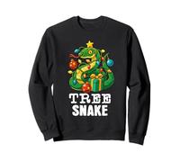 Arbre de Noël Serpent Amusant pour Amoureux des Reptiles Sweatshirt