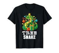 Arbre de Noël Serpent Amusant pour Amoureux des Reptiles T-Shirt