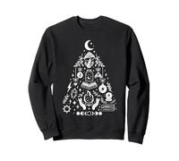 Arbre de Noël Sorcellerie Wicca Gothique Noël Sweatshirt