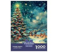 Arbre de Noël1000 Pieces Jigsaw Puzzles for Adults and Kids Educational Games cadeauxChallenging Home Decors Great Gift Idea70x50cm/1000pcs