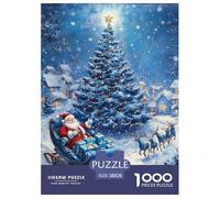 Arbre de Noël1000 Pieces Jigsaw Puzzles for Adults and Kids Family Game cadeauxFun and Challenging Home Decors Great Gift Idea38x26cm/1000pcs