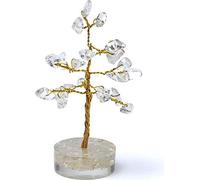 Arbre de pierre précieuse cristal de roche -- ±8cm