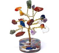 Arbre de pierres précieuses 7 chakras -- ±8cm