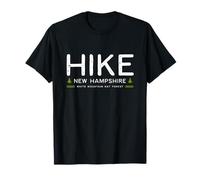Arbre de randonnée dans les montagnes blanches du New Hampshire, graphique rétro T-Shirt