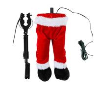 Arbre de Santa - Plush DÉCORATIONS DE GUADA DE SANTA, Ornements pour insérer des arbres festifs | Décorations de pantalons de Père doux, arbre drôle et botte