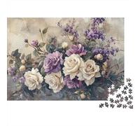 Arbre de Saule Violet Puzzle 1000 Pièces, Saule pleureur Violet au Bord du lac, Jeu éducatif, défi, activité familiale, Cadeau pour Tous, 38x26cm