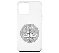 Arbre de sureau païen Paganisme Arbre de Magie Ogham Coque pour iPhone 12 Pro Max
