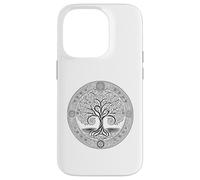 Arbre de sureau païen Paganisme Arbre de Magie Ogham Coque pour iPhone 14 Pro