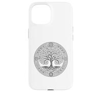 Arbre de sureau païen Paganisme Arbre de Magie Ogham Coque pour iPhone 15