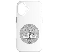 Arbre de sureau païen Paganisme Arbre de Magie Ogham Coque pour iPhone 16