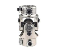 Arbre de Transmission Arbre à Joint en U chromé 3/4 "DD X 3/4" DD, direction universelle, accessoires de voiture universels Arbre D'entraînement D'essieu