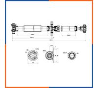 Essieu moteur ESEN SKV 76SKV090