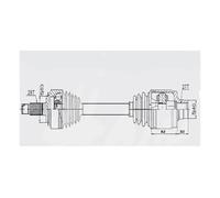 Arbre De Transmission Avant Droit Pour Accord 44305-SDC-A51 44305SDCA51 44305-SDA-A51 44305SDAA51 WEFOLCC