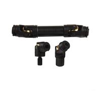 Arbre de transmission central avant/arrière en 2 parties pour Traxxas Trx-4m Bronco 1 Plus de 18 RC - Acier trempé 45 Noir Capacité de charge améliorée Angle de transmission