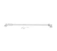 Arbre de Transmission Central en Acier Inoxydable, Longueur réglable, Joint Universel, Connexion cannelée, pour Voitures sur chenilles RC SCX10 Axial Capra Wraith Redcat Gen 7 Gen (Argent)