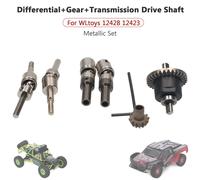 Arbre De Transmission D'Engrenage Différentiel En Métal, Pour Wltoys 12428 12423 1/12 Voiture Rc