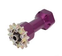 Arbre de transmission électrique pour moto tout-terrain, arbre central en alliage d'aluminium 7075 avec pignon en acier inoxydable 14T pour Surron For Light Bee (violet)