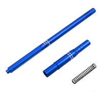 Arbre de transmission en métal pour ARRMA 1/8 pour Mojave 4S RC Desert Truck - Ajustement de précision - Durabilité améliorée - Couple élevé - Transfert de puissance hors route - 13,5 x 1,2 cm (bleu)