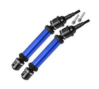 Arbre de Transmission Essieu Ensemble d'arbre de transmission avant et axe de 6mm TRAXXAS 1/10 adapté pour F-150 adapté pour Raptor R Jato Arbre de Transmission Boîte(Blue)