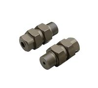 Arbre de transmission Moyeu hexagonal de roue avant et arrière, adaptateur 24 mm, axe allongé, adapté aux camions HPI FG FS BM Monster Hummer 1/5 4WD(2PCS)