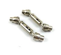 Arbre de Transmission RC Compatible avec Henglong pour WPL pour Ural B36 B16 C14 C24 B24 MN D90 2 Pièces Ural Camion RC Voiture Pièces De Rechange en Métal Avant Arrière Arbre D'entraînement(Color1)