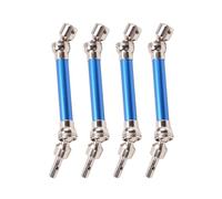 Arbre de Transmission RC pour Axial pour Capra 1.9 pour UTB, 2 Pièces, Axe De Portail, Arbre D'entraînement Avant, Mises À Niveau CVD, Pièces, Voiture sur Chenilles 1/10 RC(Blue)