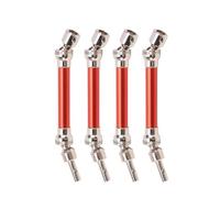 Arbre de Transmission RC pour Axial pour Capra 1.9 pour UTB, 2 Pièces, Axe De Portail, Arbre D'entraînement Avant, Mises À Niveau CVD, Pièces, Voiture sur Chenilles 1/10 RC(Red)