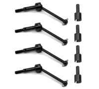 Arbre de Transmission rc pour Tamiya TT01 TT02 TA04 TT-02 4 Pièces pour Arbre De Transmission Universel CVD 39 Mm pour Arbres Oscillants avec Coupelle Différentielle