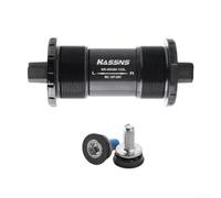 Arbre de vélo de montagne fixe avec trou carré de 73 mm et joint de roulement étanche à 5 voies, acier chromé résistant pour une précision et une performance fluide (124,5 mm)