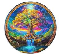 Arbre de Vie 1000 Pièces Arbre de Vie Puzzle pour Adulte Jeu Éduchatif Défi De l'art De La Décoration Moderne Adultes Enfants 1000pcs (67.5x67.5cm)