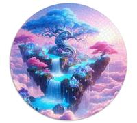 Arbre de Vie 1000 Pièces Puzzle Circulaire plantee Puzzles Classiques Pression Réduite Puzzle Jeu D'Intelligence Décoration pour Enfants Cadeau 1000pcs (67.5x67.5cm)